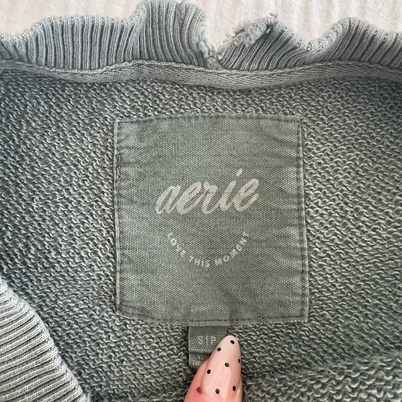 Aerie Distressed Crewneck - Picture 3 of 3